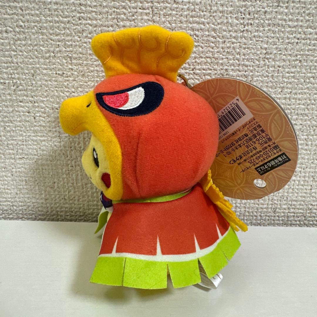 【タグ付】ポケモンセンター ホウオウ ポンチョを着たピカチュウ キーホルダー