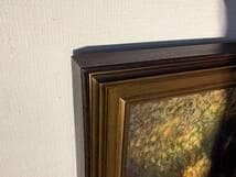 【真作】絵画　関口五郎　油彩8号　キリンス草花咲く　国画会会員作家　X19