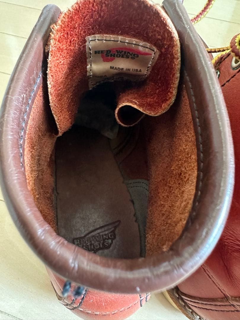 Red Wing Shoes ブラウンハイカットブーツ