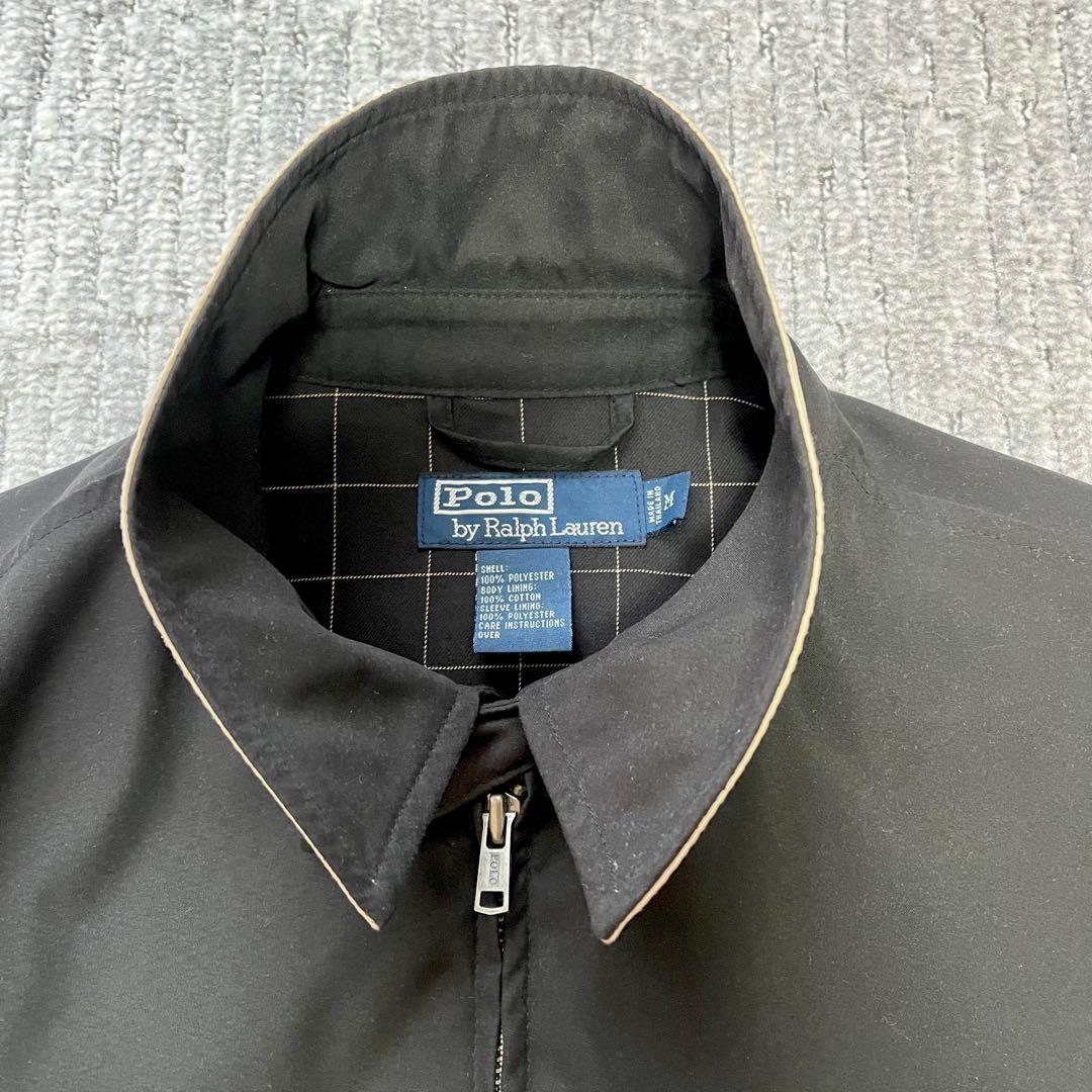 希少レア 90's 美品 ラルフローレン スウィングトップ ブラック M