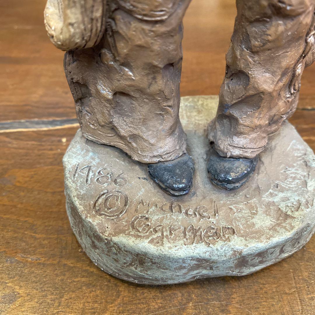 マイケルガーマン オールドアメリカン カウボーイ 彫刻 アメリカン