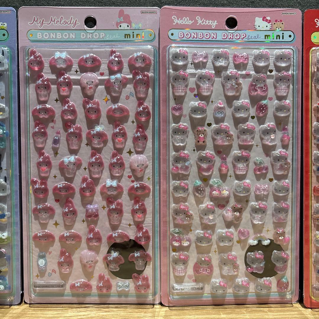 【サンリオ】ボンボンドロップシールmini全8種　 最新作