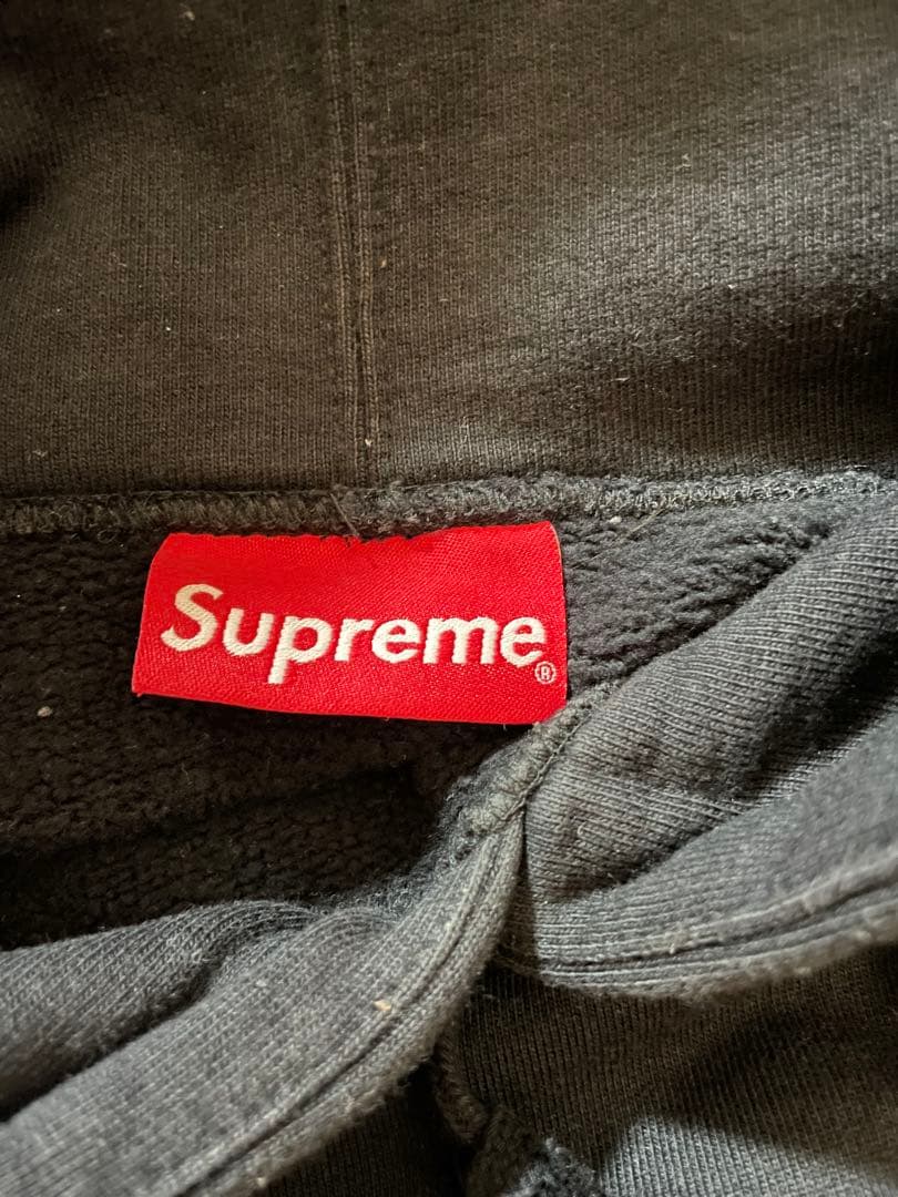 Supreme llic Rib Hooded Sweatshirt 黒