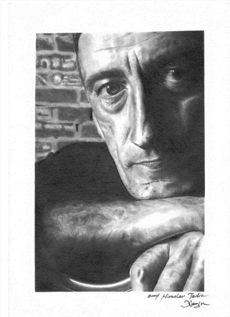 期限付特価中村尚樹オリジナル細密鉛筆画哲学者 期限付特価 中村尚樹