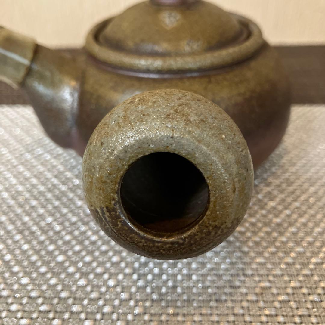 未使用】備前焼 備州窯 窯元 山本宗秀 急須 陶印あり - メルカリ