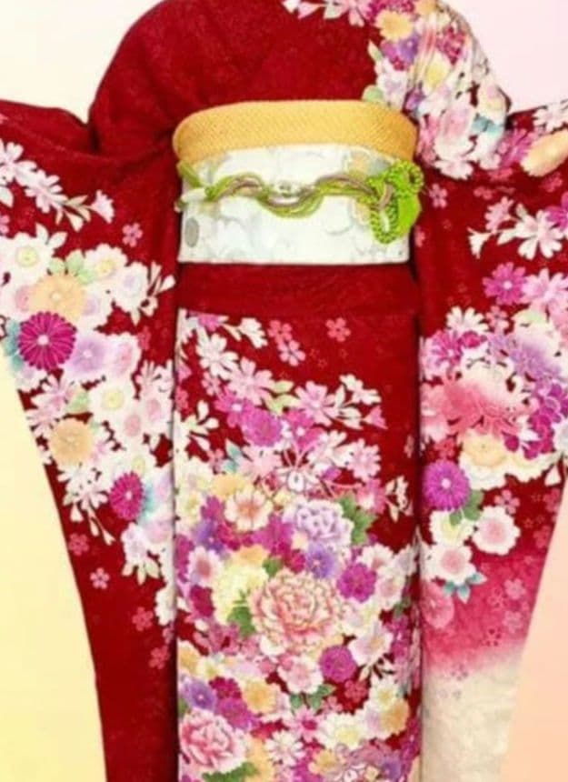 美品 振袖フルセット トールサイズ 160〜170cm 梅・桜・毱・古典柄 裄長