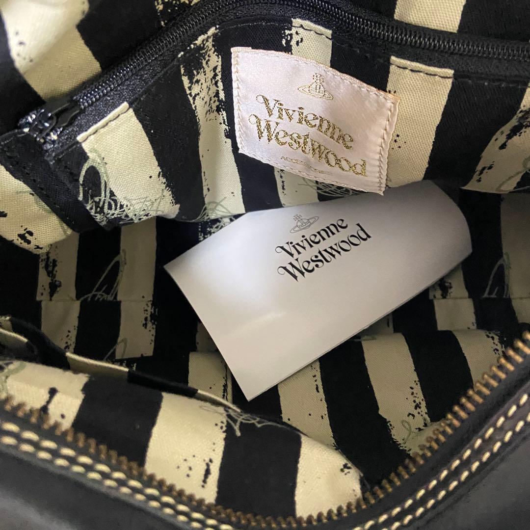 正規品　美品　希少　ヴィヴィアン　アコード　レザー　ミニボストンバッグ