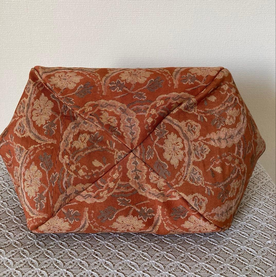 ❤️着物お出かけbag 正絹　ゴブラン織風