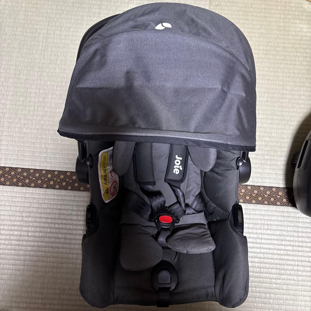 Joie 車用チャイルドシート ベース付き ブラック