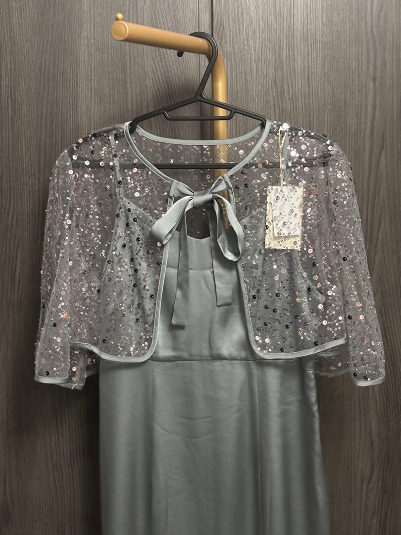 【今週限定価格】スパンコールビジューボレロマーメイドワンピドレス結婚式二次会