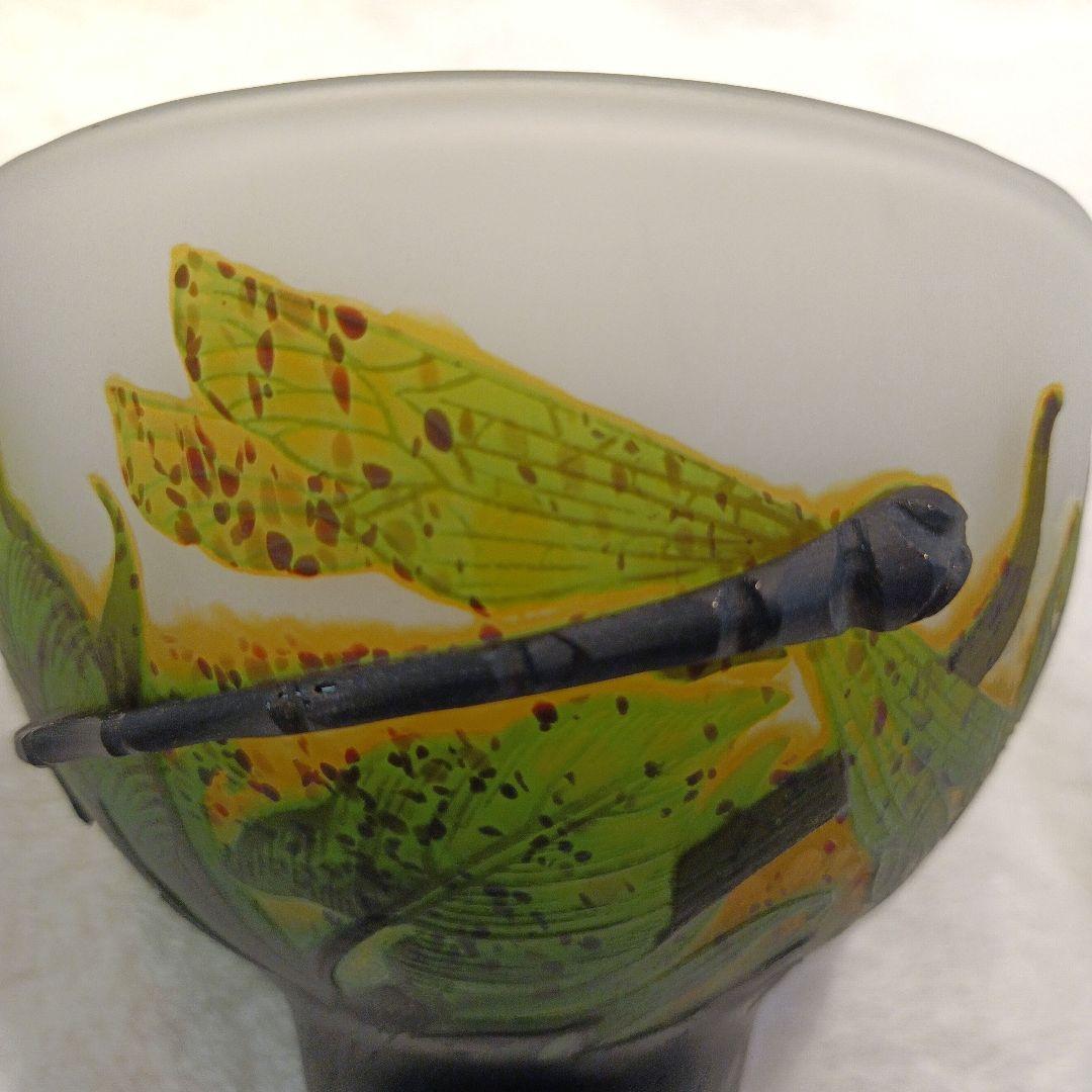 エミール・ガレ Tipガレ 茶碗 ボンボニエール トンボ