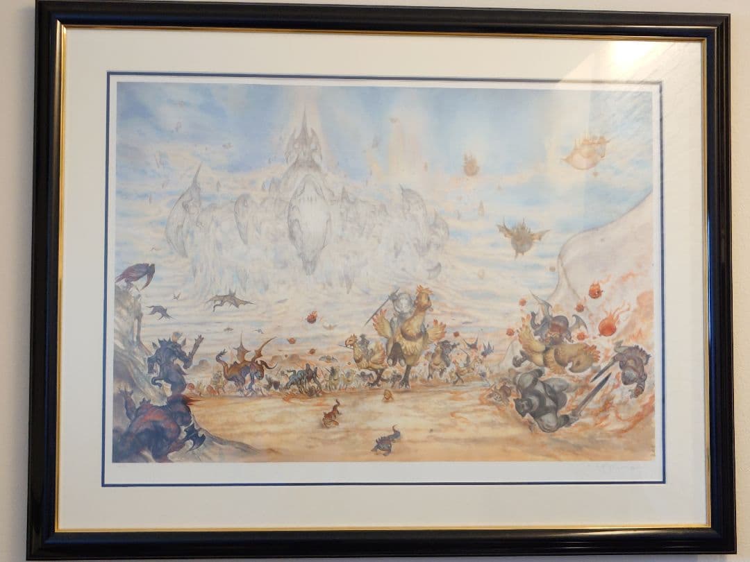 天野喜孝 FFXI 版画 WORLD WAR vana'diel m79963504923_1.jpg?1764127896