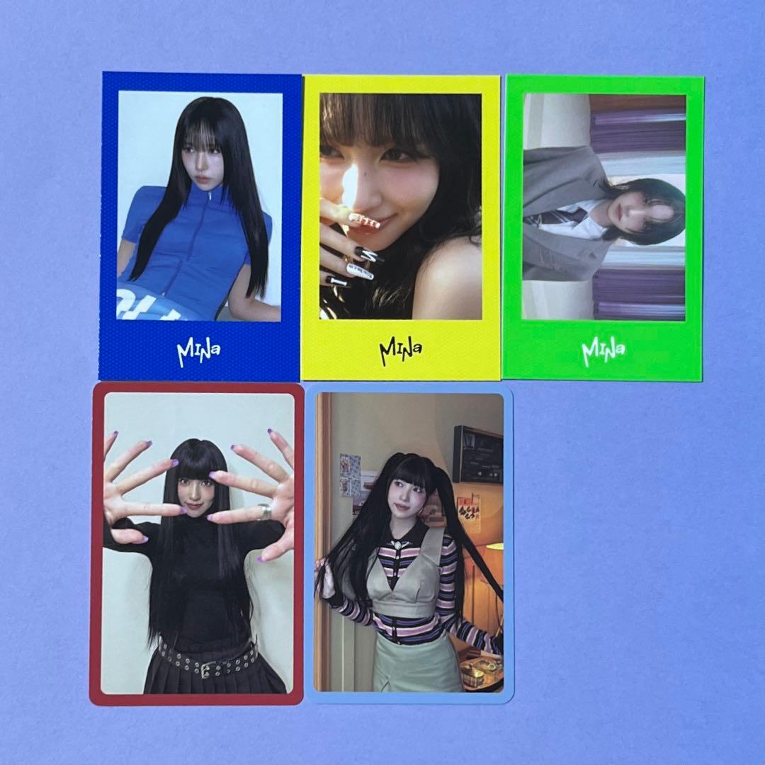 TWICE ミナ 特典 polaroid トレカセット まとめ売り - メルカリ