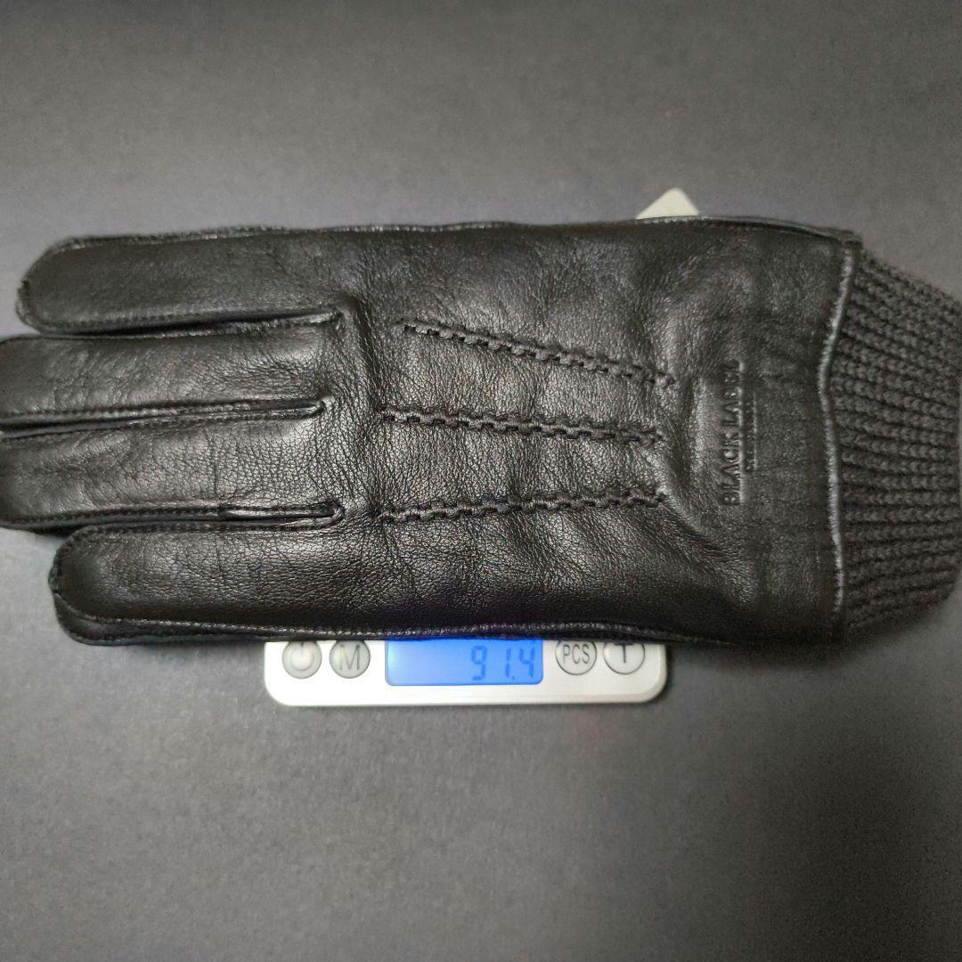 未使用品 タグ付き】BURBERRY ブラックレーベル 羊革手袋 黒