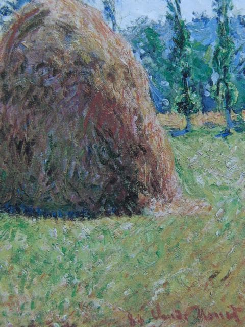 クロード・モネ、ジヴェルニーの積藁、希少な画集より、状態良好
