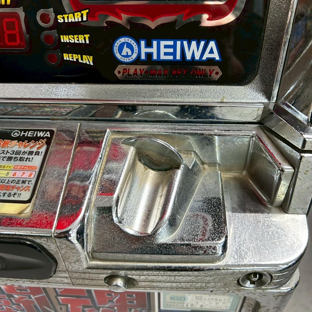 コインレス機】平和 HEIWA 闘魂継承 アントニオ猪木自身がパチスロ機 4号機