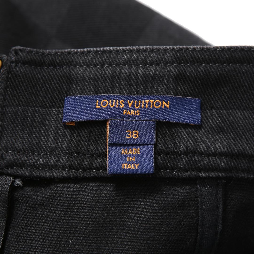 LOUIS VUITTON 22AW 美品 ダミエ グラフィット デニムスカート