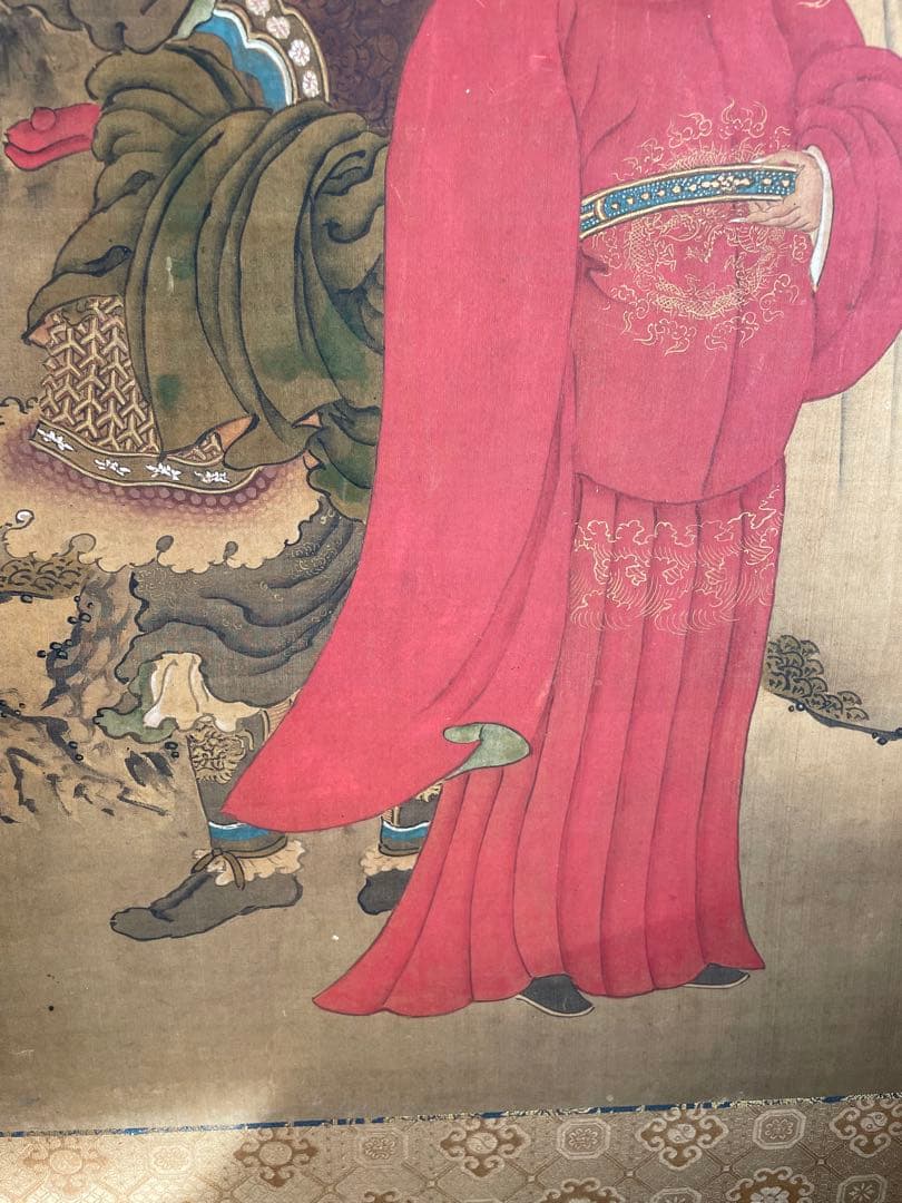 模写】希品 超大幅 鐘馗図 明治～昭和初期 魔除けの神 厄除け 疫病