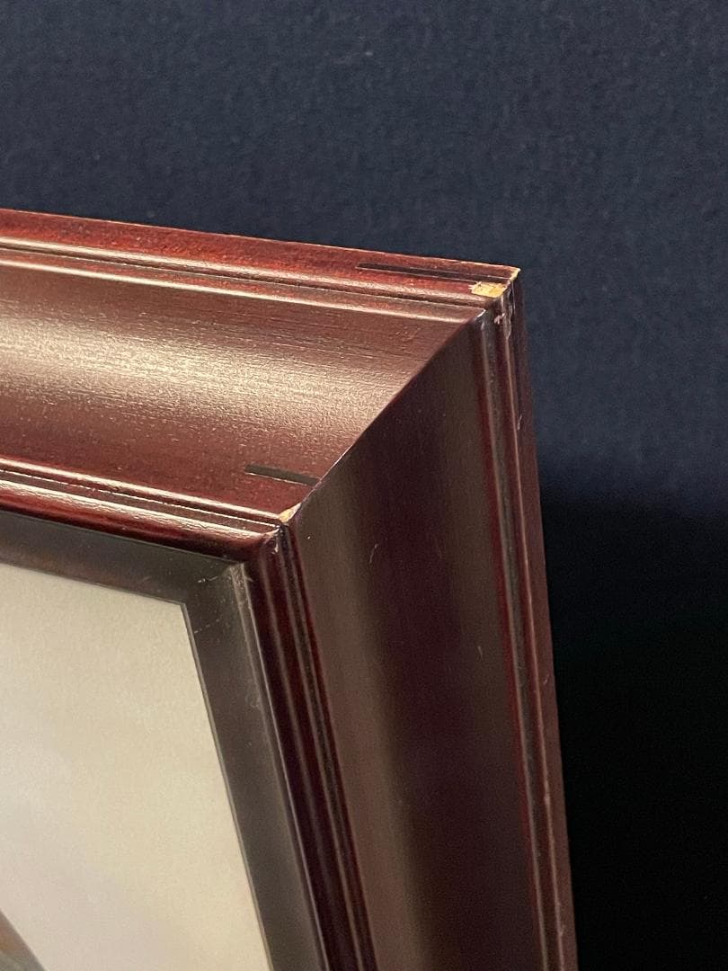 九谷焼 谷敷正人作 陶額雪月花『月』飾絵皿 飾皿 陶板画