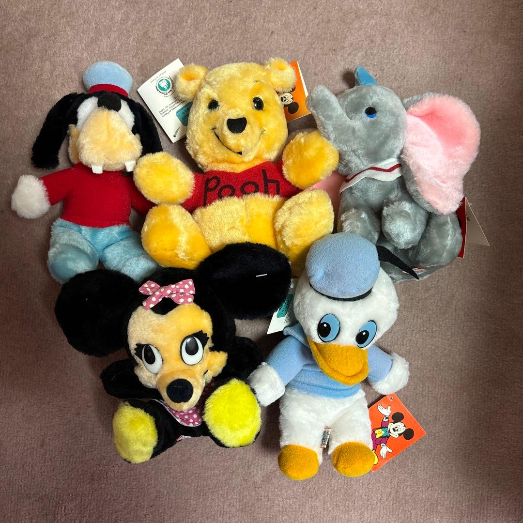 ディズニーぬいぐるみセット レトロ 昭和ビンテージ 希少 - メルカリ