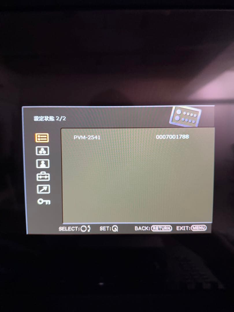 【今週いっぱい・完動品・美品】PVM-2541