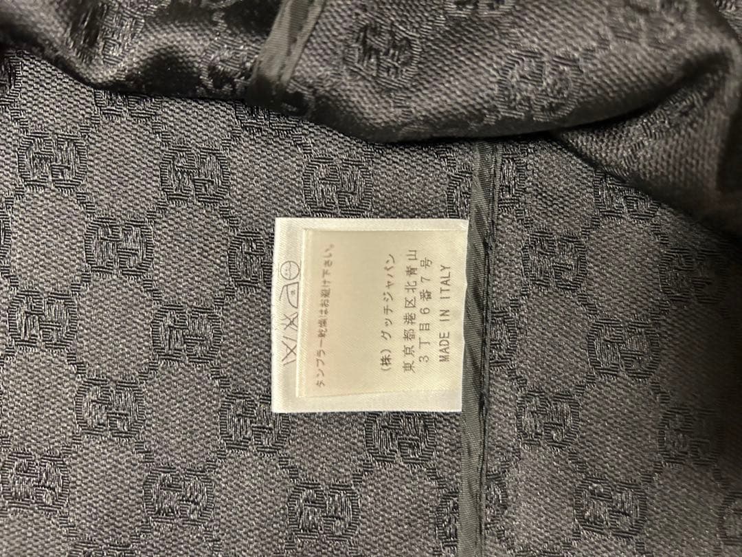 GUCCI ブラックタイトスカート ダブルジッパー