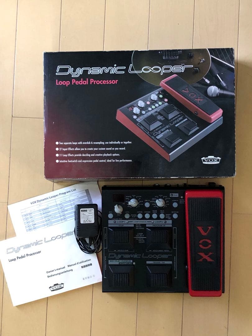 VOX DYNAMIC LOOPER エフェクター 箱、説明書付き 室内使用のみ