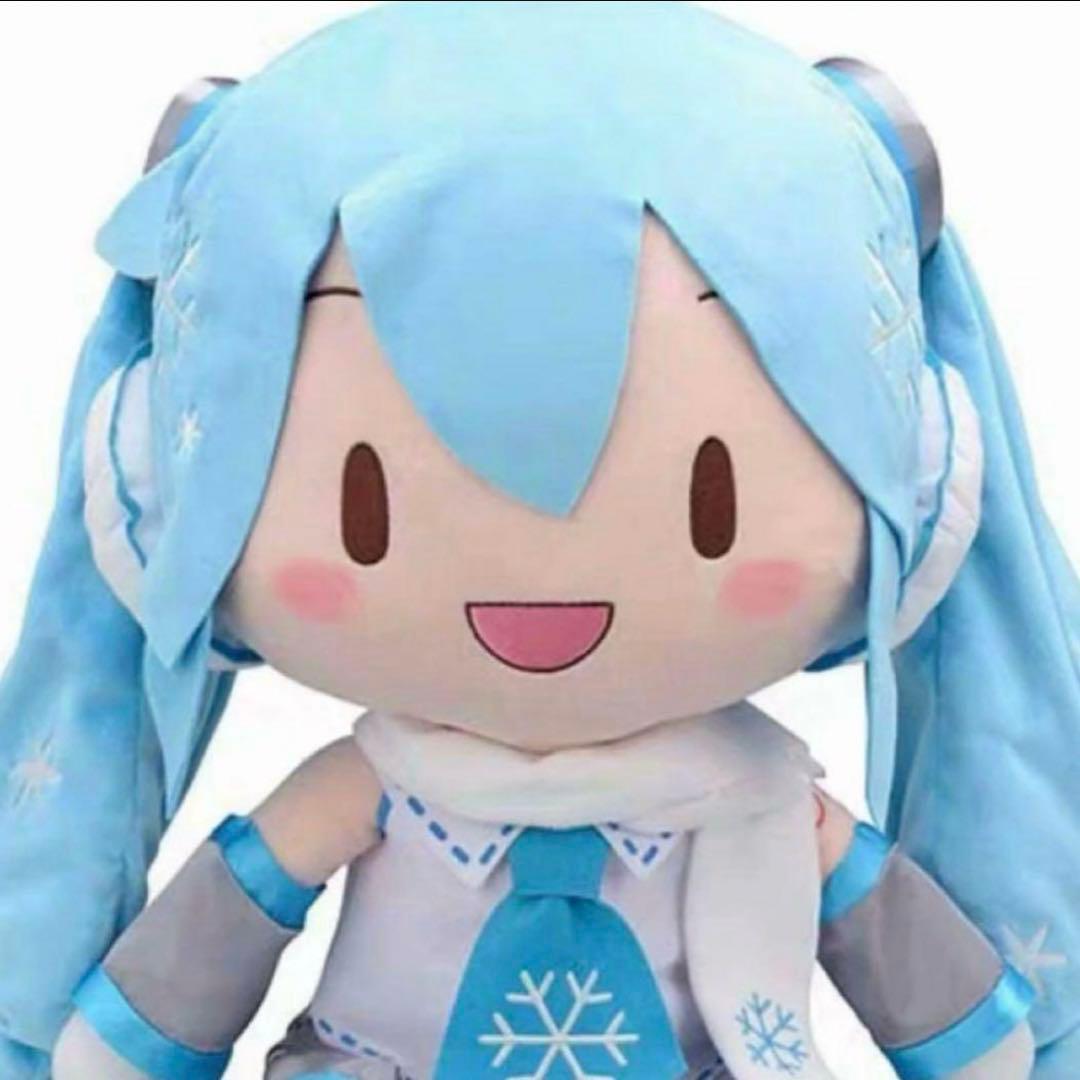 初音ミク 雪ミク どでかジャンボふわふわぬいぐるみ 中古品　2011年