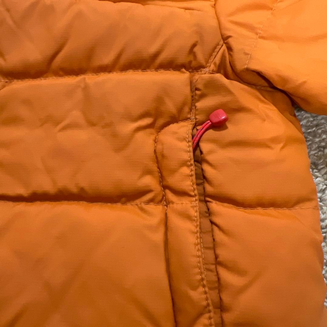 ノースフェイス アコンカグア ダウンジャケット　80 オレンジ　ベビー　キッズ