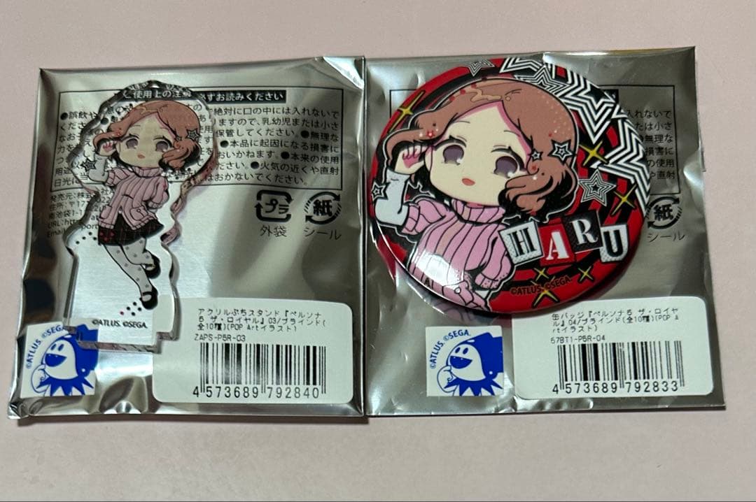 ペルソナ5 缶バッジ アクリルぷちスタンド 奥村春 纏め売り - メルカリ