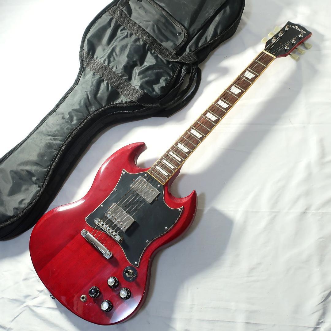 Maison SGタイプ エレキギター ケース付き セットネック Maison SGタイプ エレキギター ケース付き セットネック