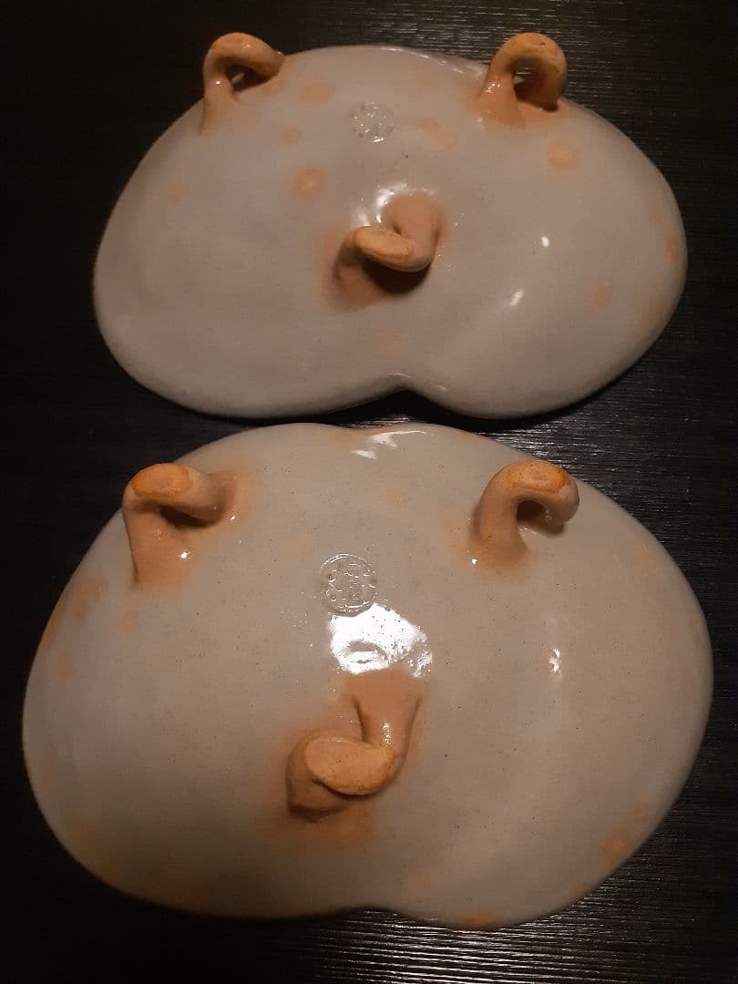 干支香合 午香合 萩焼 13代田原陶兵衛造 共箱 茶道具 萩