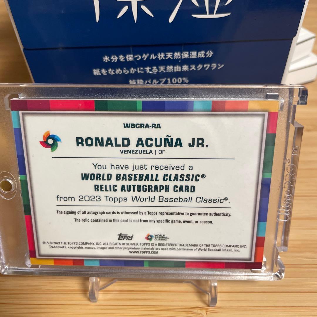 50枚限定 Topps アクーニャjr WBC サイン入りレリックカード