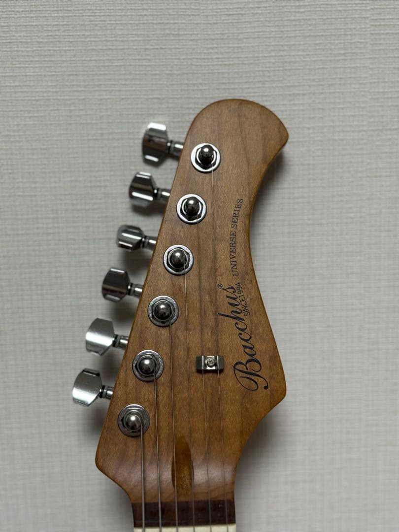 【ヘッドホンアンプ付き】Bacchus エレキギター ピンク