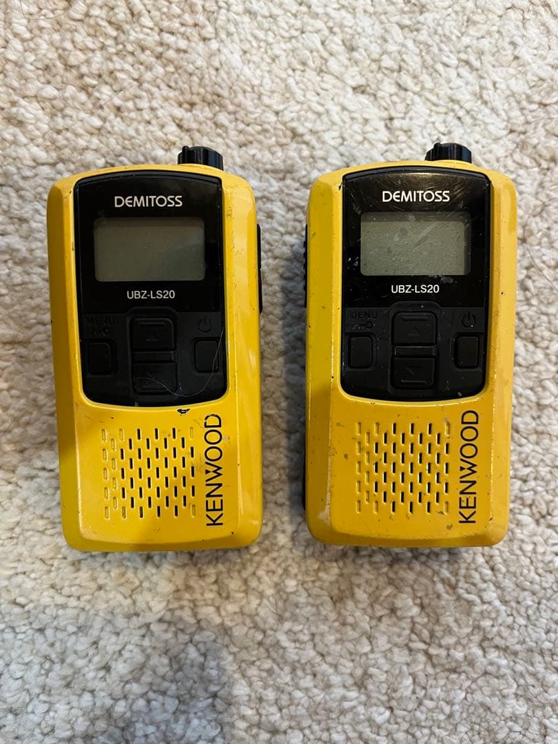 KENWOOD UBZ-LS20 トランシーバー 2台セット ケンウッドデミトス 楽天市場】ケンウッド UBZ-LS20 2台セット 特定小電力 トランシーバー