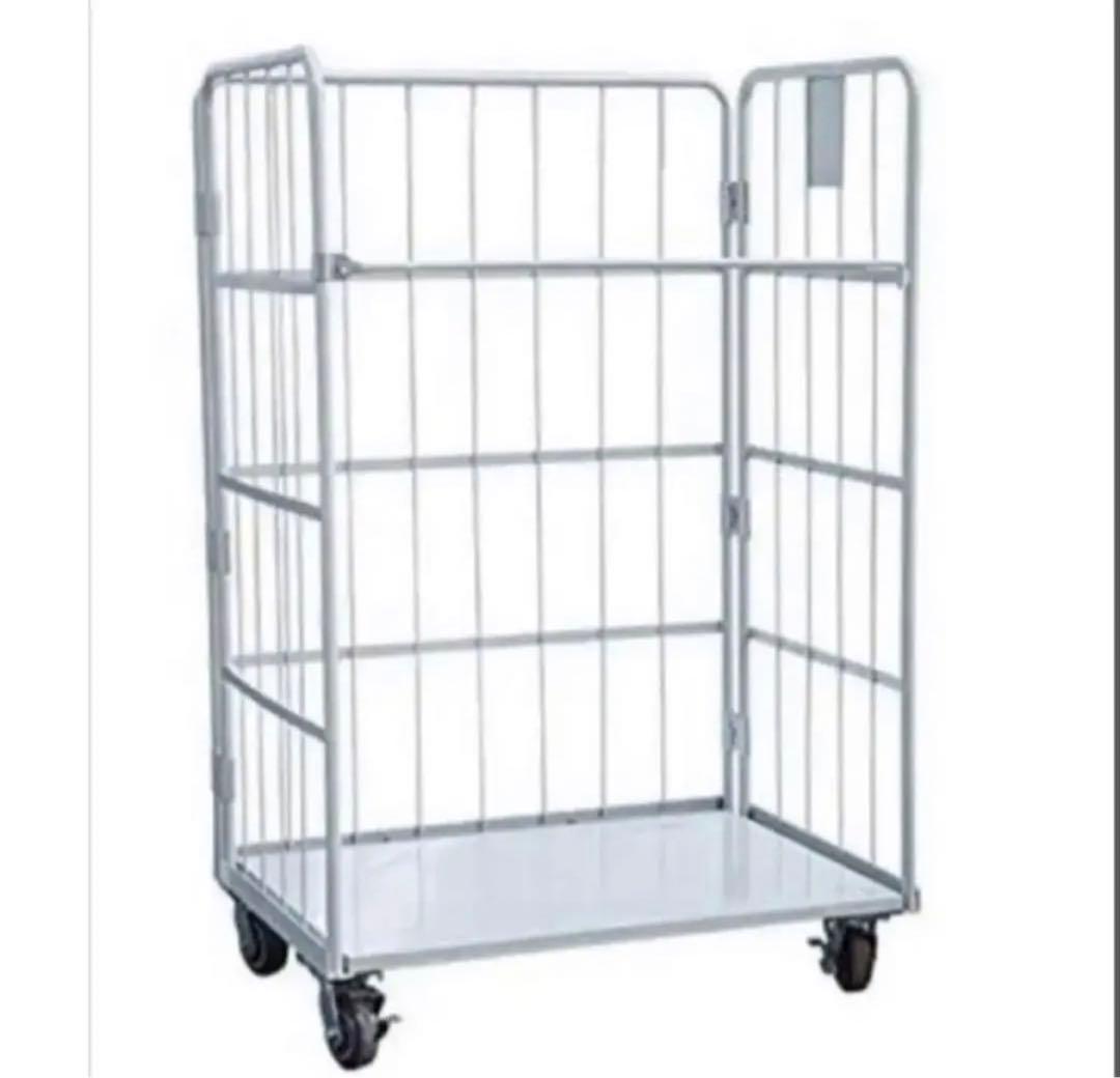 かご台車 縦型 ワイド W1100×D800×H1700mm 物流 低 価格