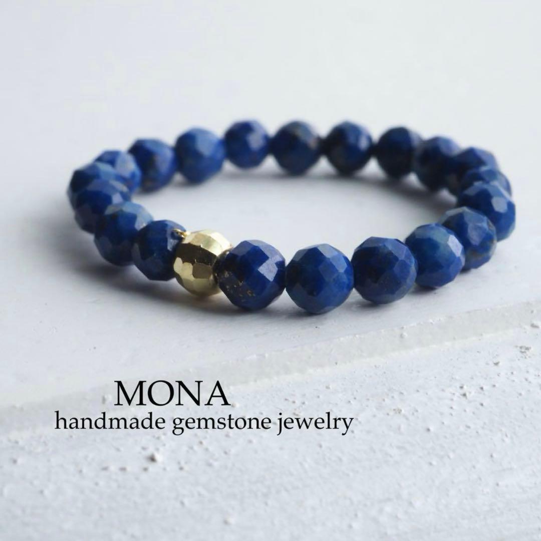 【blue.ks】天然フローライトの一粒ネックレストップ