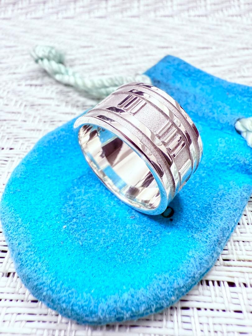 ユッキー様　ティファニー　アトラス　ワイド　指輪　リング　21.5号　研磨仕上済