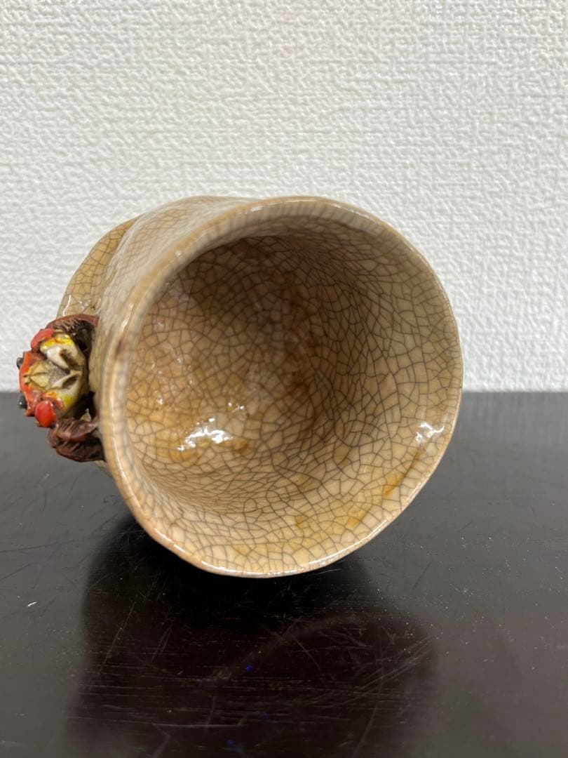 茶道具 蟹 湯呑み 倉庫整理品 MT--44
