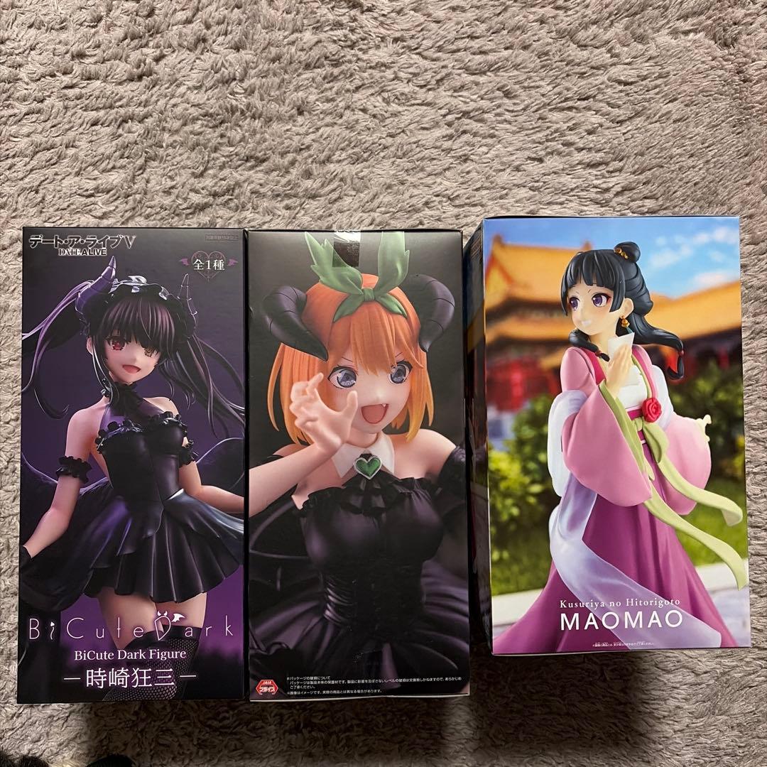 新品未開封】時崎狂三 中野四葉 猫猫 フィギュア 3点セット - メルカリ