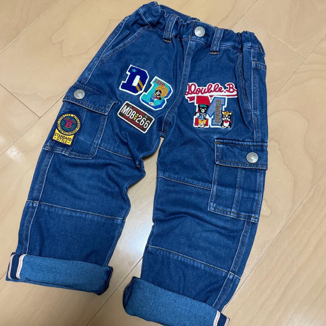 DOUBLE B デニム ジャケット パンツ セット 110の通販はau PAY