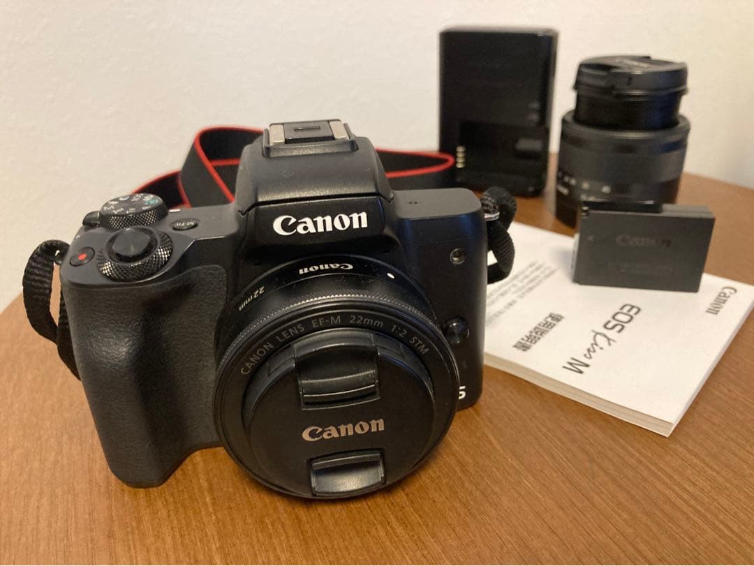 CANON EOS Kiss Mダブルレンズキット + レンズ2種セット