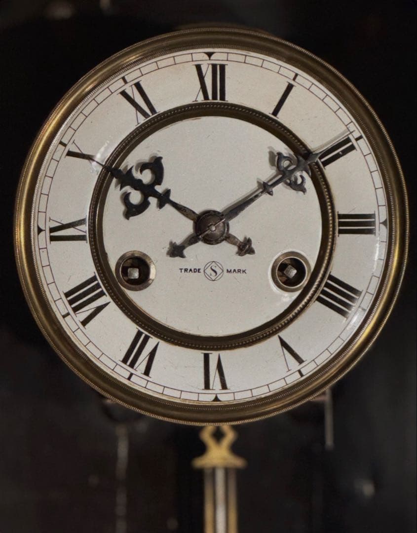 精工舎　柱時計　スリゲル　古時計　ユンハンス　琺瑯　座敷時計　ボンボン時計