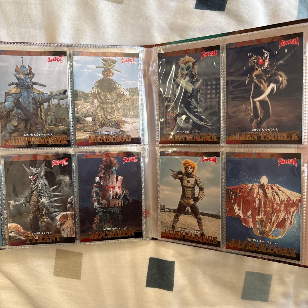 ウルトラ兄弟カードファイルとカード62枚セット　※要商品説明確認