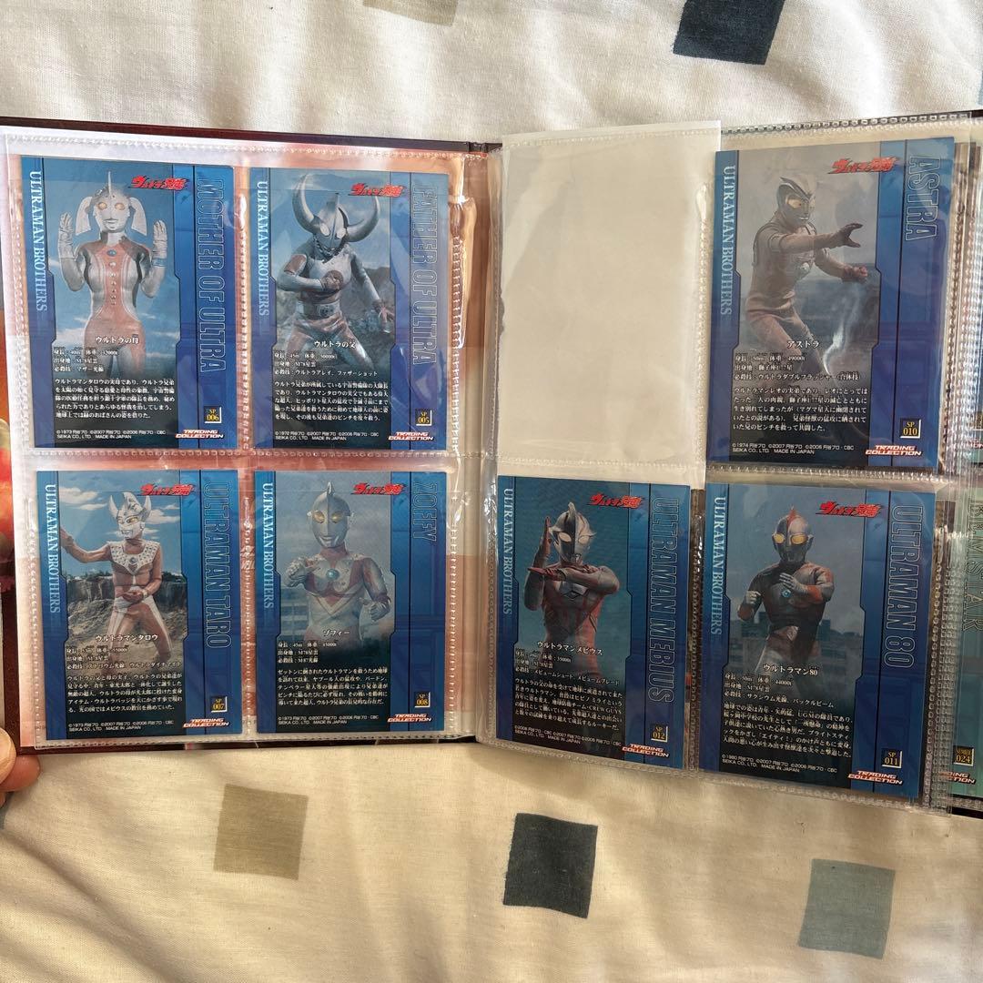 ウルトラ兄弟カードファイルとカード62枚セット　※要商品説明確認