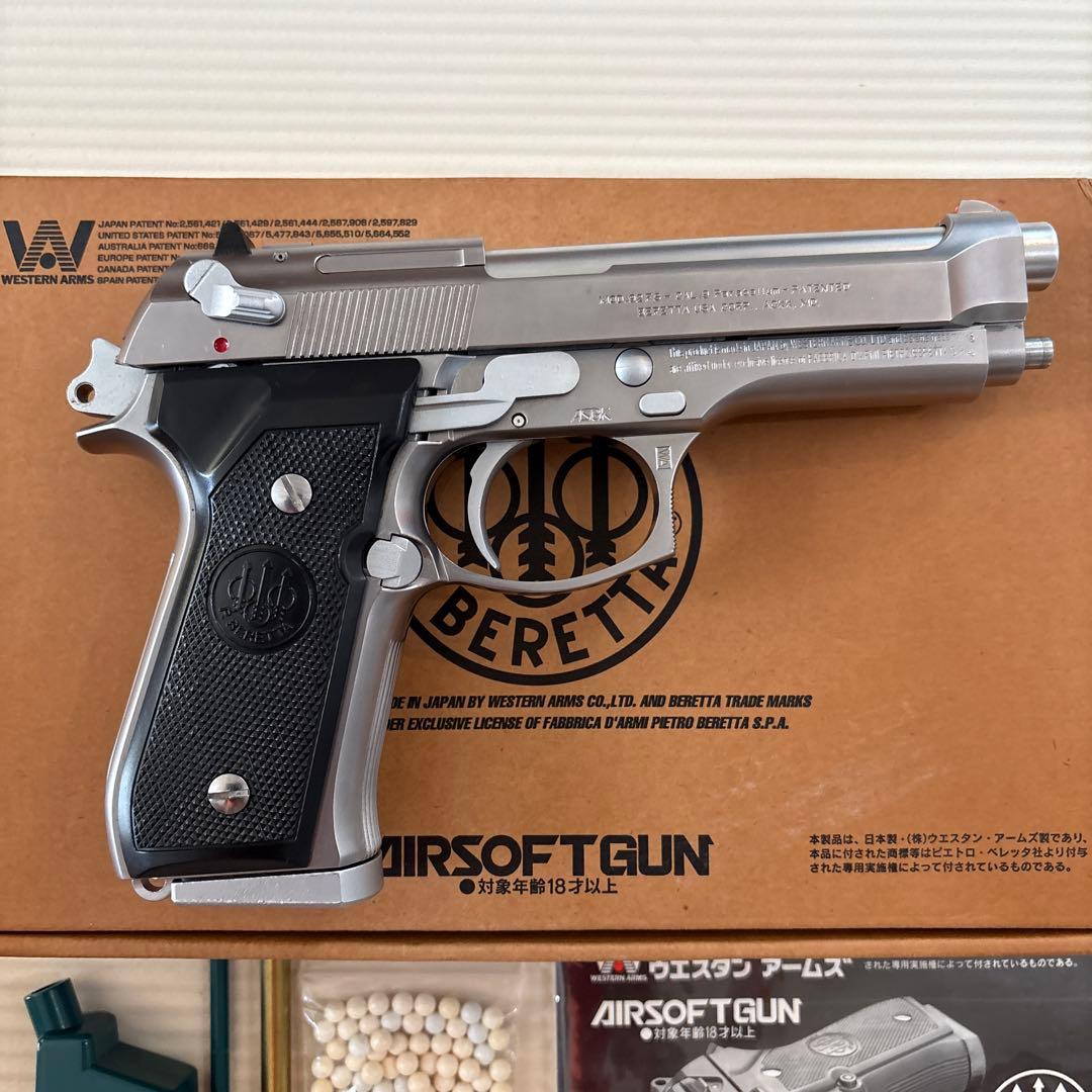 WA ウエスタンアームズ ベレッタ M92FS INOX ブローバック