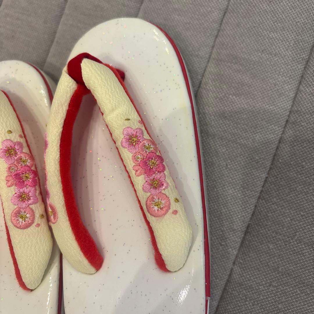 ひさかたろまん　3歳被布コートセット　黄色　赤　七五三