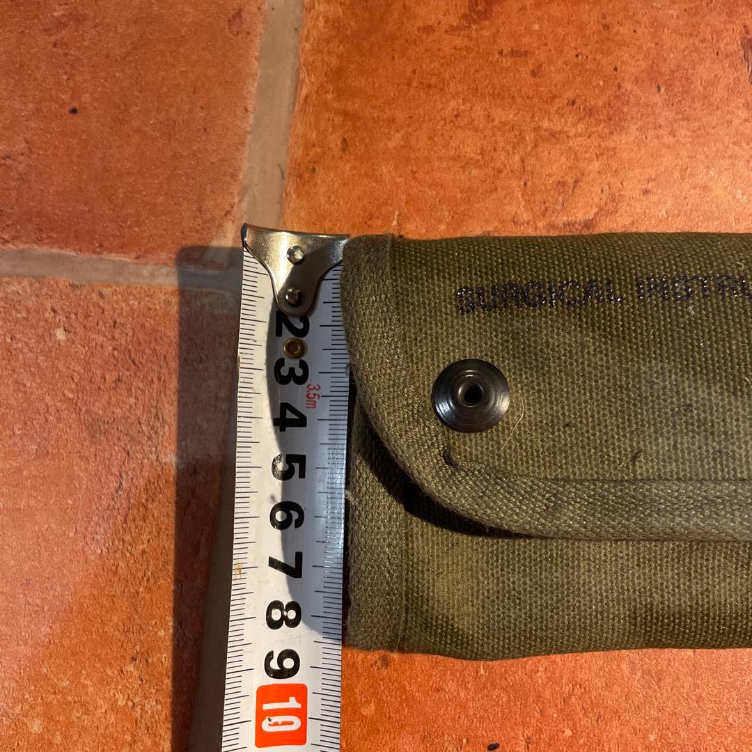 U.S. 医療シンボル ポーチ オリーブ デッドストック