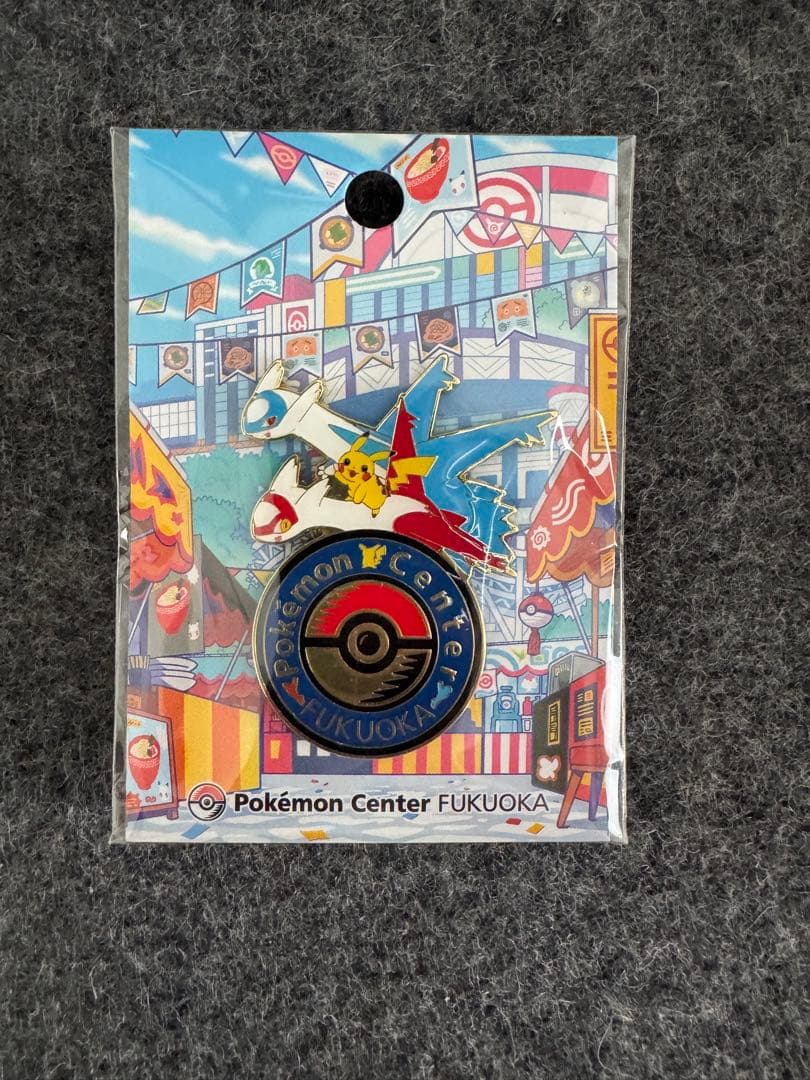 ポケモンセンター福岡 ロゴバッジ ラティアス ラティオス ピカチュウ