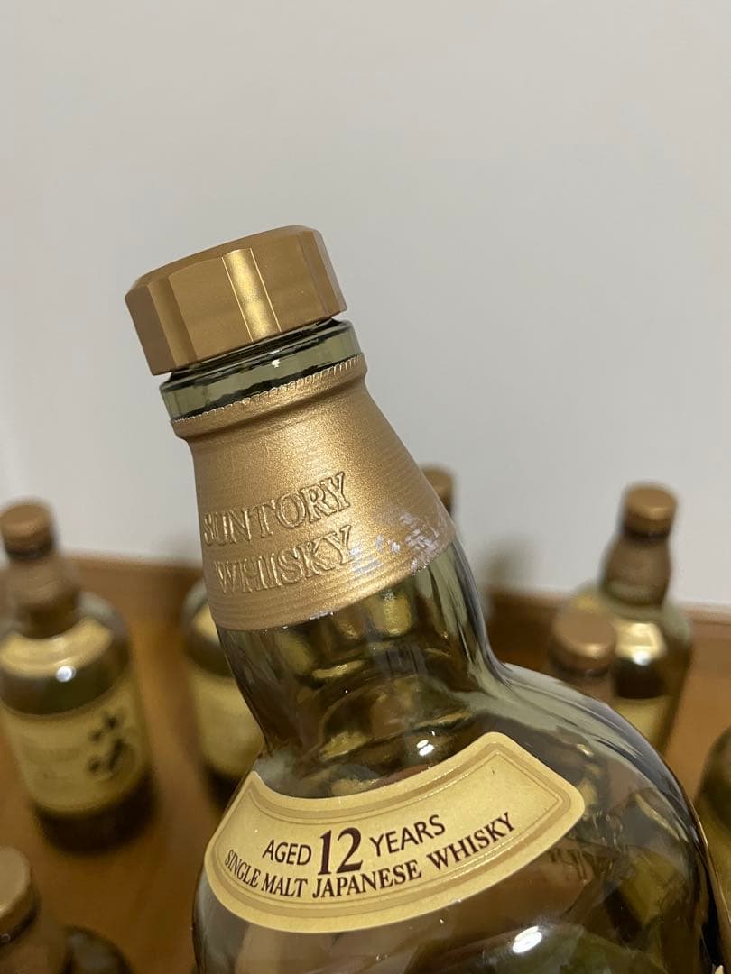 値下げ可 未洗浄品 空き瓶 ウイスキー サントリー 山崎 700mlの通販は